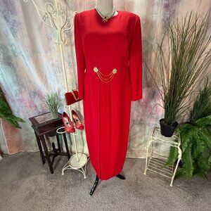 VTG📌 Ever Beauty A Classic & Luxurious Choice 80s Mother Bride - Formal Dress